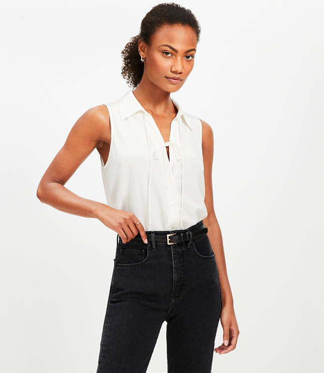 Double Tie Collared Shell