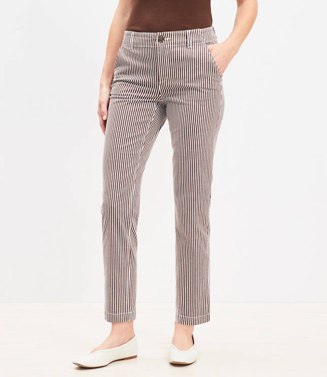 Monroe Slim Chino Pants Stripe