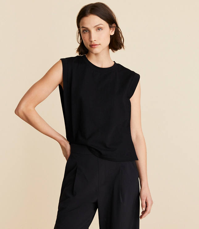 Lou & Grey Modern Jersey Muscle Tank Top