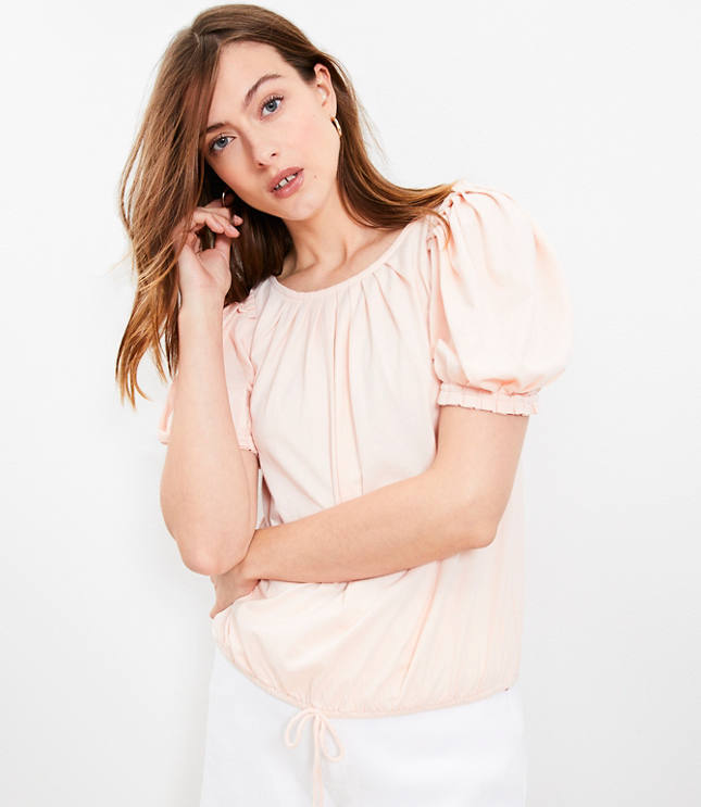 USAGI ONLINE限定カラー】ANNA PUFF TOP（シャツ/ブラウス