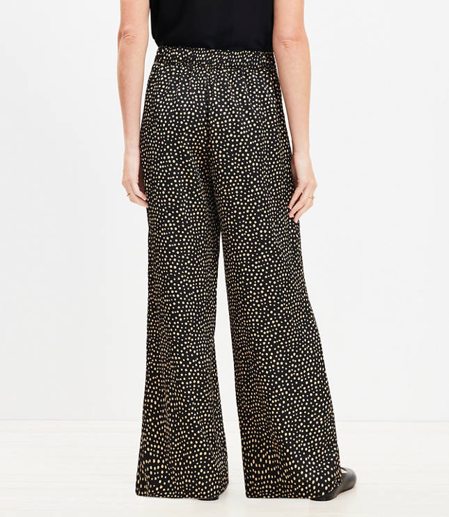 Fluid Pull On Wide Leg Pants Dot