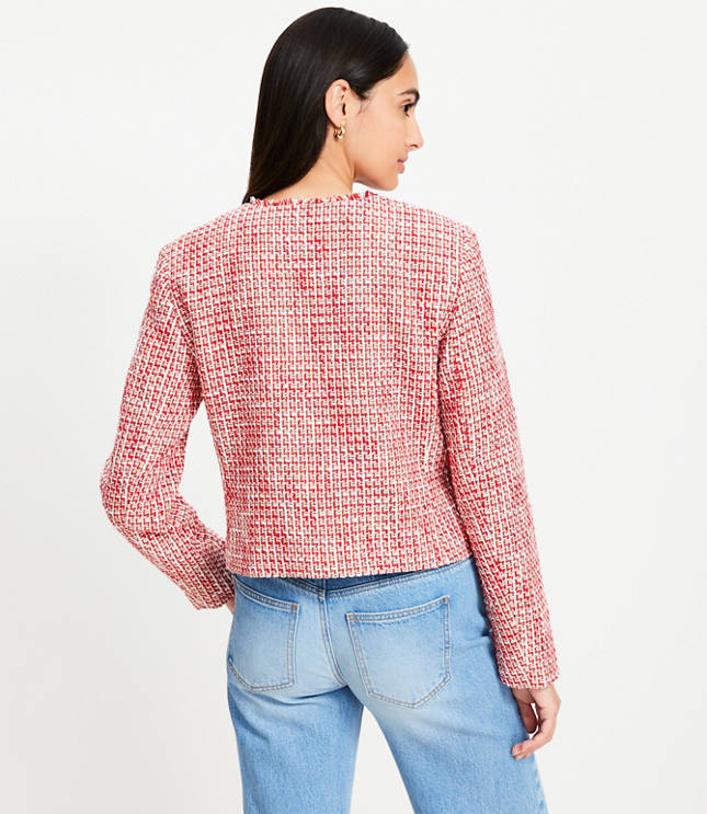 ジャケット on&on Collarless Tweed Jacket NEW4XJ707_22 Collarless Tweed Jacket NEW4XJ707_22 - 감도 깊은 취향 셀렉트