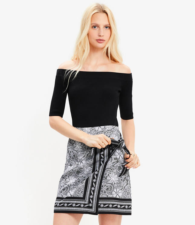 Ribbed Off The Shoulder Sweater