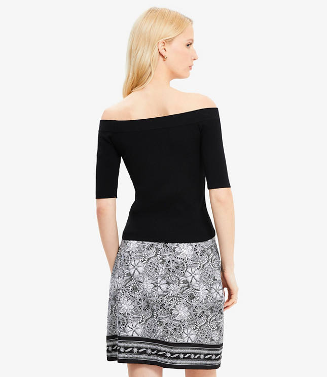 Ribbed Off The Shoulder Sweater