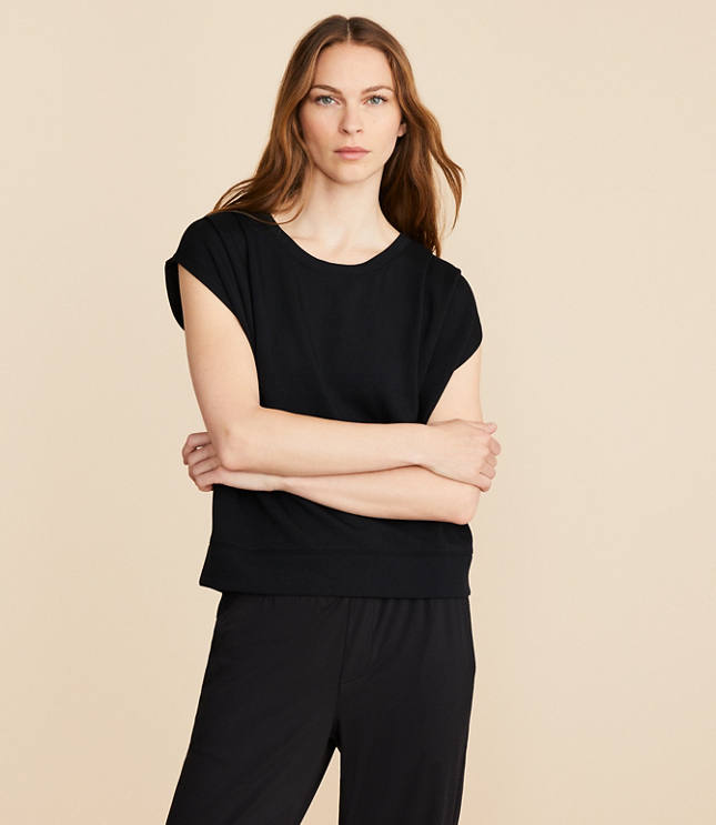 Lou & Grey Scubasoft Pleated Muscle Tee