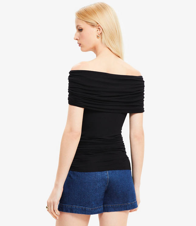 Cinched Off The Shoulder Top