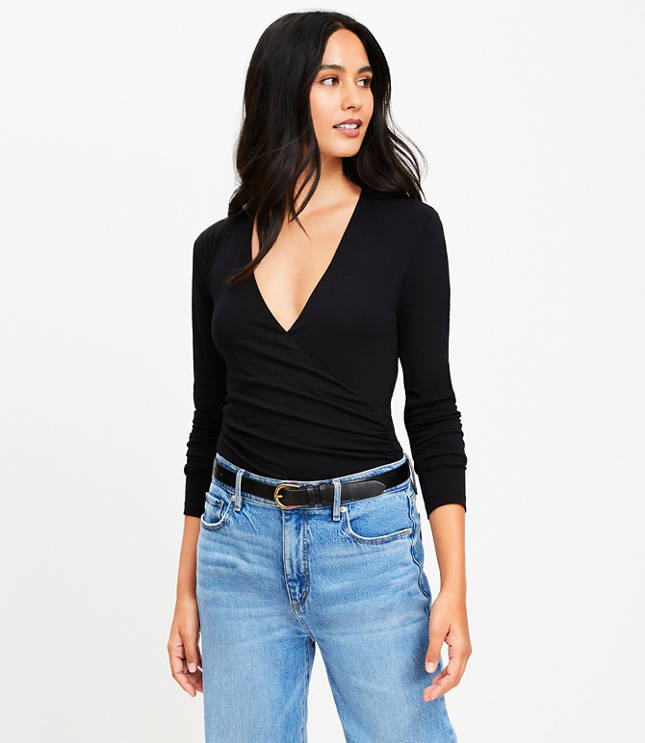 Petite Wrap Bodysuit