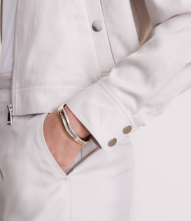 LOFT Versa Pure Spun Bomber Jacket