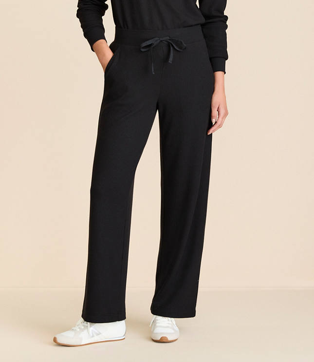 Lou & Grey Upstate Waffle Wide Leg Pants