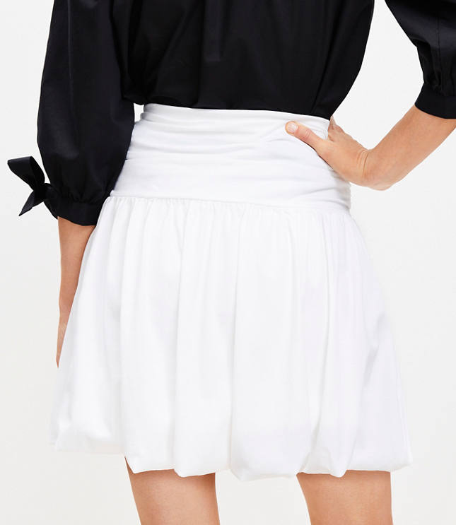 Bubble Hem Mini Skirt