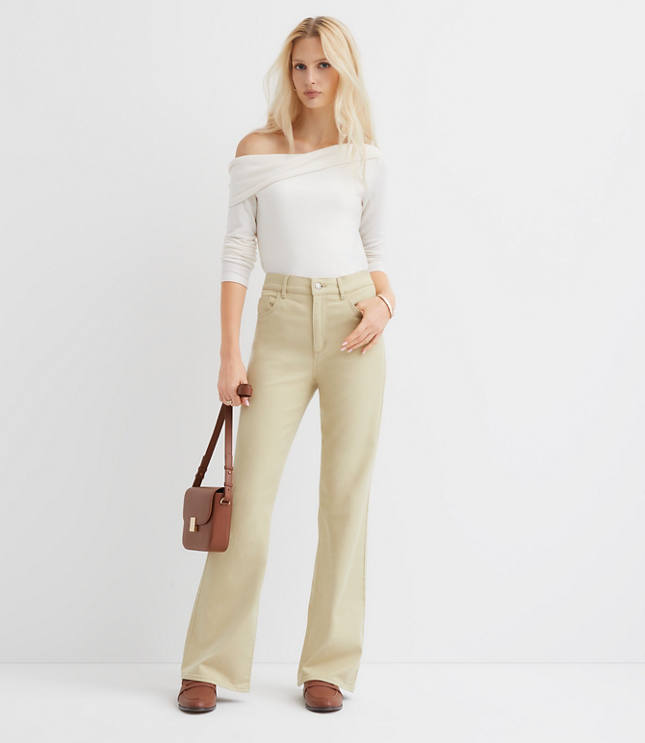 High Rise Relaxed Flare Pants