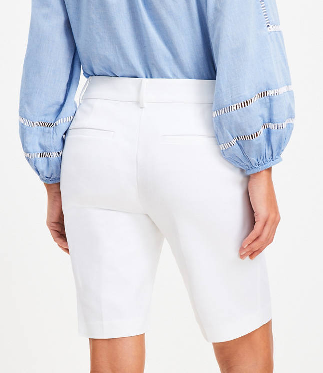 Curvy Riviera Bermuda Shorts in Doubleweave
