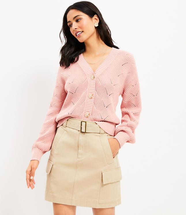 Stitchy VNeck Cardigan