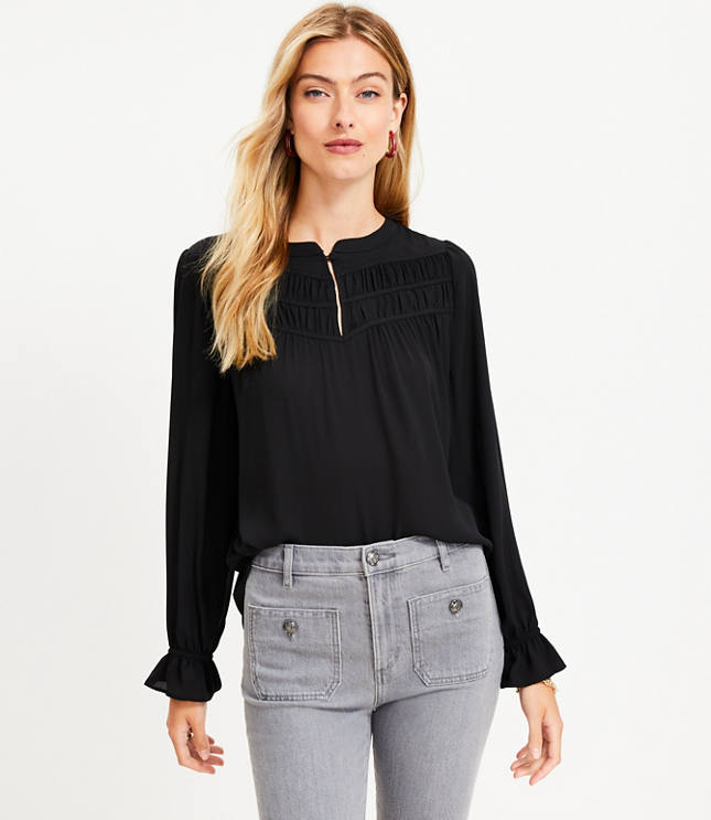 The Under Sweater Ruffle Tops Every Gal Needs