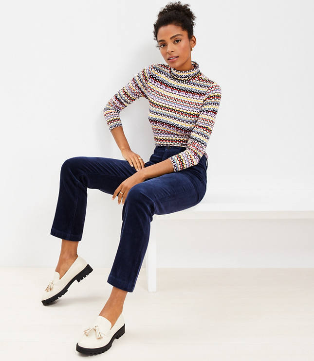 Straight Corduroy Pants