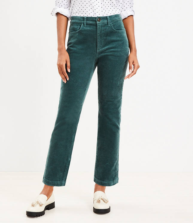 Straight Corduroy Pants