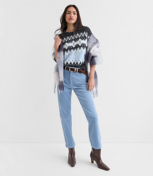 Straight Corduroy Pants