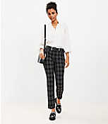 Belted Devin Slim Pants in Plaid carousel Product Image 2