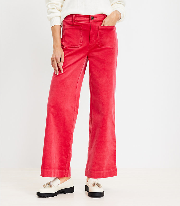 Palmer Wide Leg Pants in Corduroy image number null