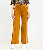 Palmer Wide Leg Pants in Corduroy carousel Product Image 1