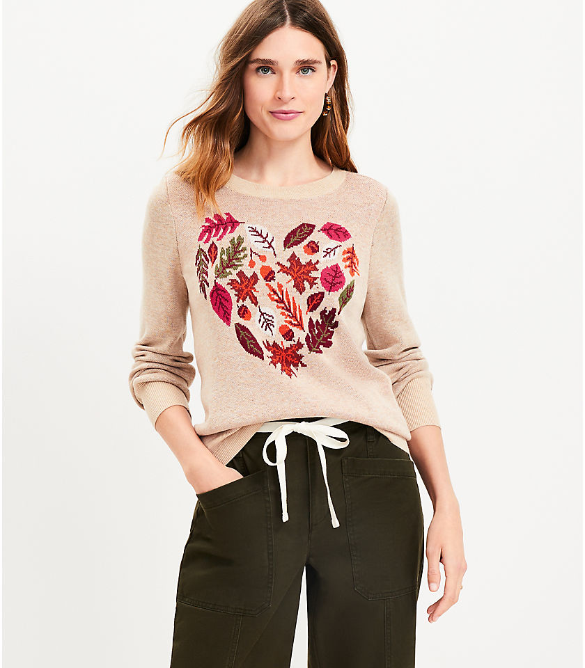Leafed Heart Sweater