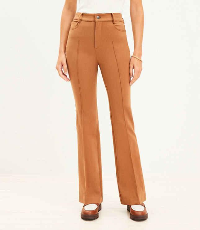 Five Pocket Slim Flare Pants in Bi-Stretch