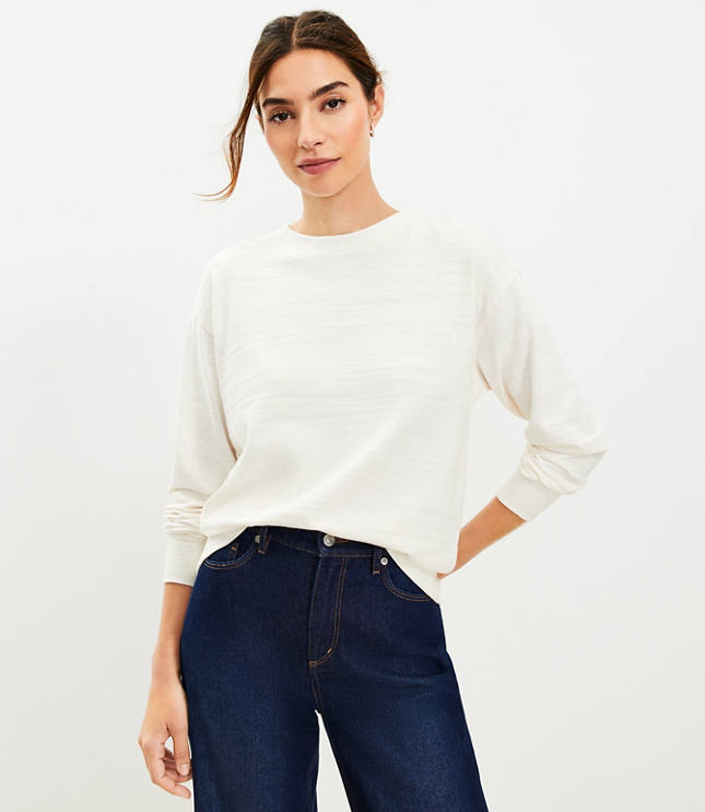 Loft bow back sweater best sale