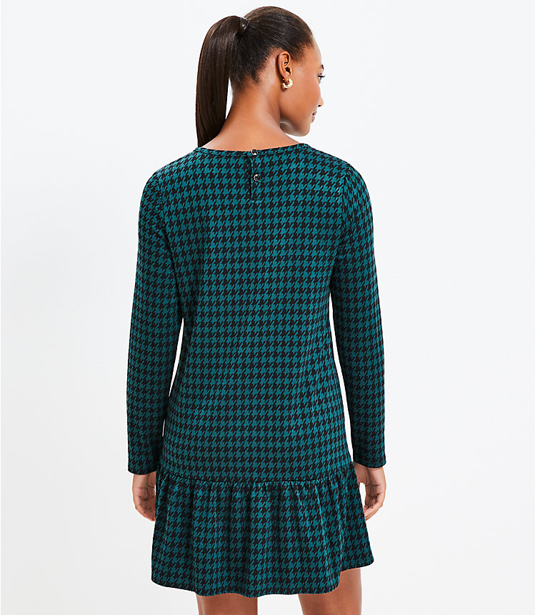 Houndstooth Flounce Swing Dress image number 2