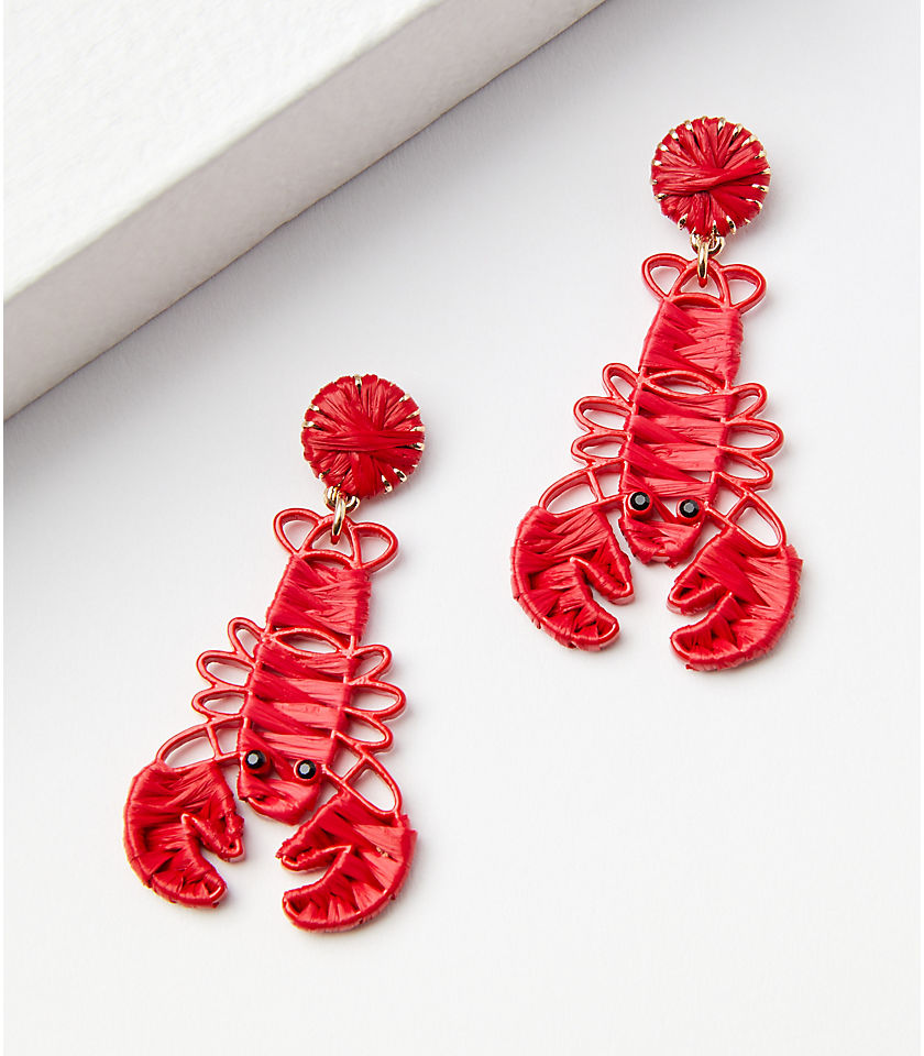 Lobster Statement Earrings