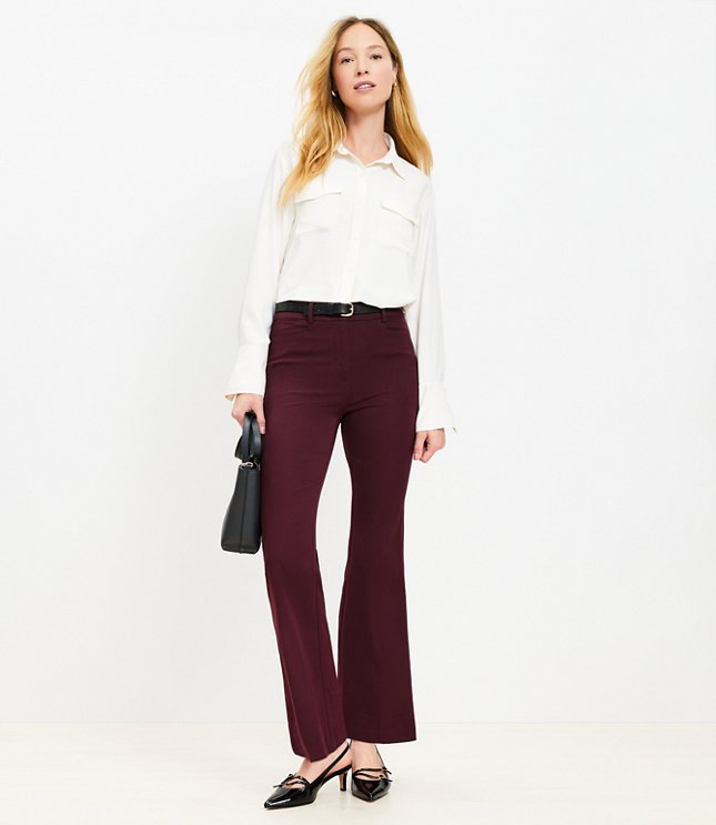 Sutton Flare Pants in Bi-Stretch