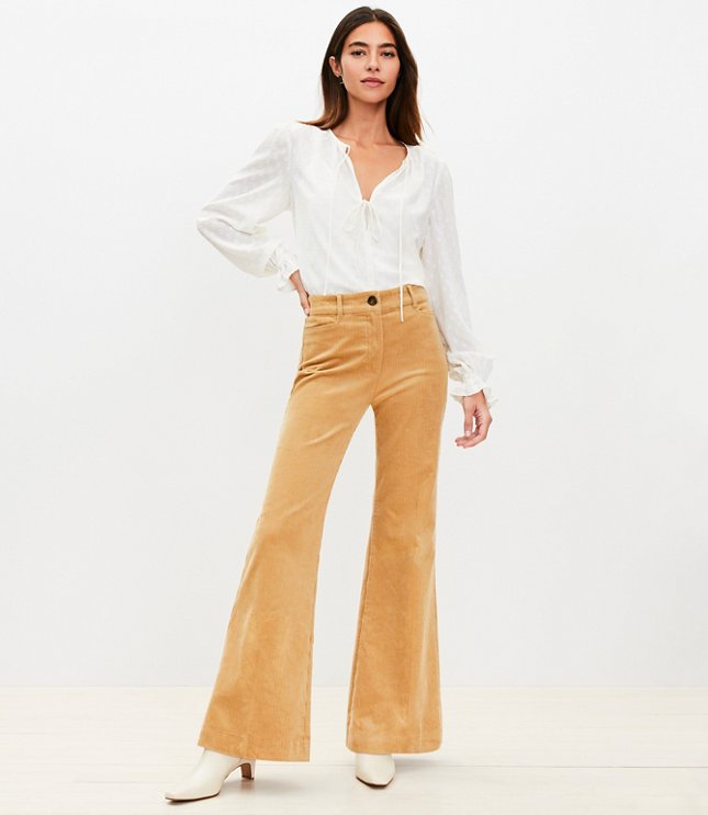 Flare Trousers Corduroy