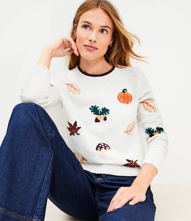 Fall Sweater - Light Cloud Heather