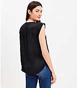 Tapered Sleeve V-Neck Top carousel Product Image 3