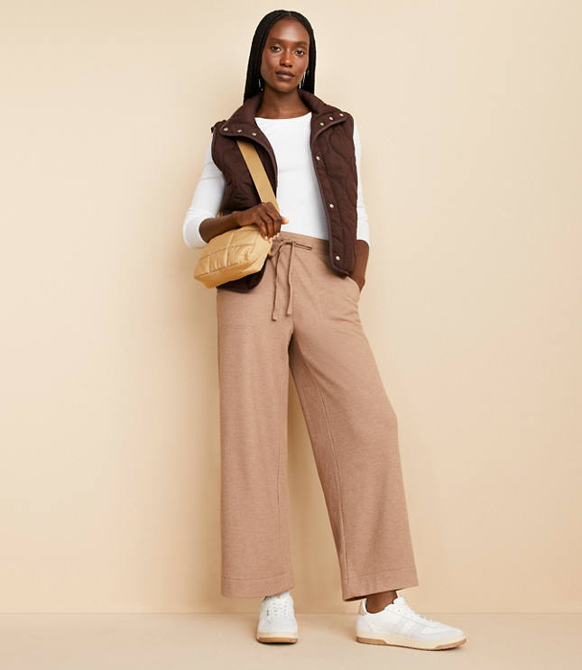 Lou & Grey Wanderweave Wide Leg Trousers