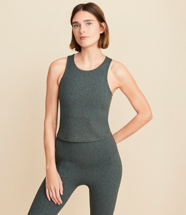 Lou & Grey Heathered Luvstretch Racerback Bralette