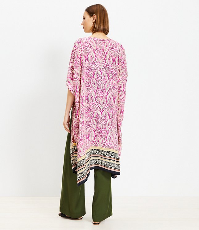 Palm Border Kimono