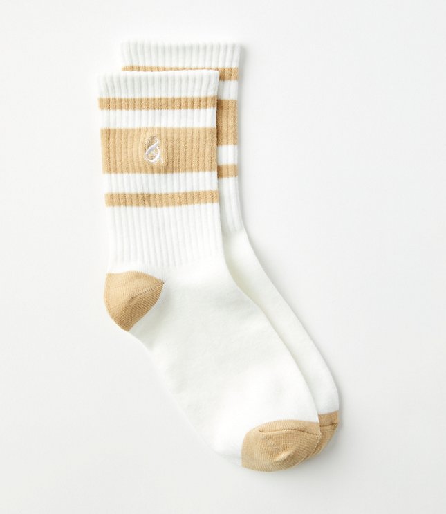 Lou & Grey Varsity Stripe Crew Socks