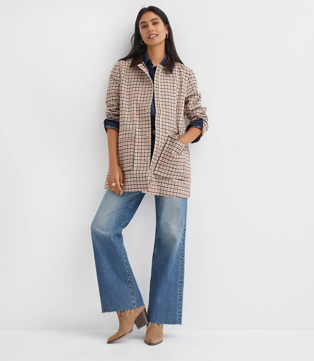 ★新品the barnnetキャラメルアウターThe Barnnet Wrangler Men's Canvas Flannel Lined Button-Down Barn Jacket