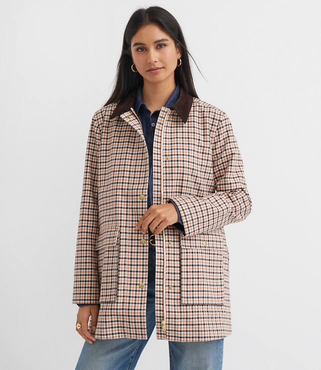 Plaid Barn Jacket