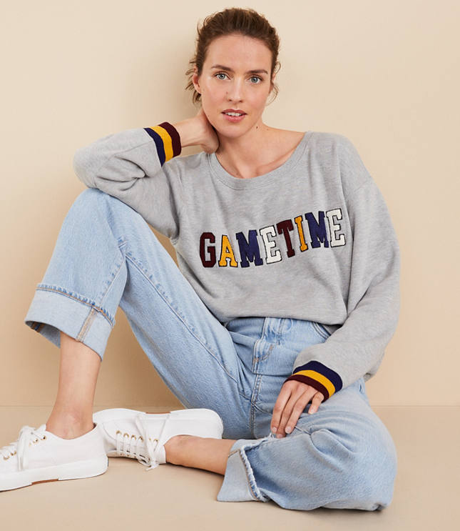 Lou & Grey Gametime Fluffy Fleece Sweatshirt