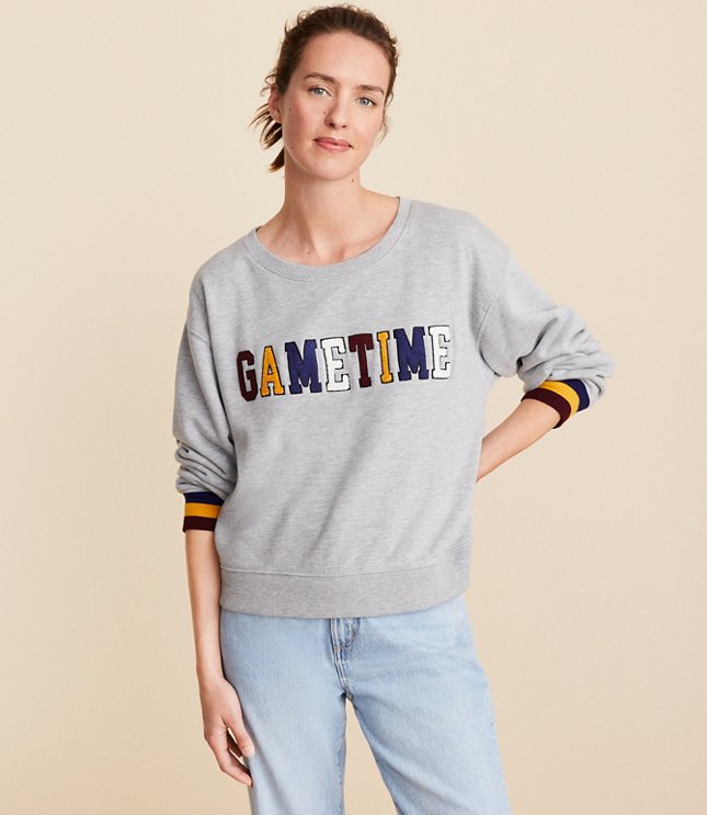 Lou & Grey Gametime Fluffy Fleece Sweatshirt