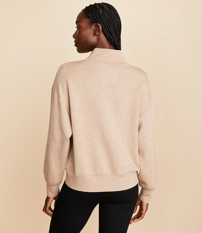 Petite Lou & Grey Scubasoft Half Zip Sweatshirt