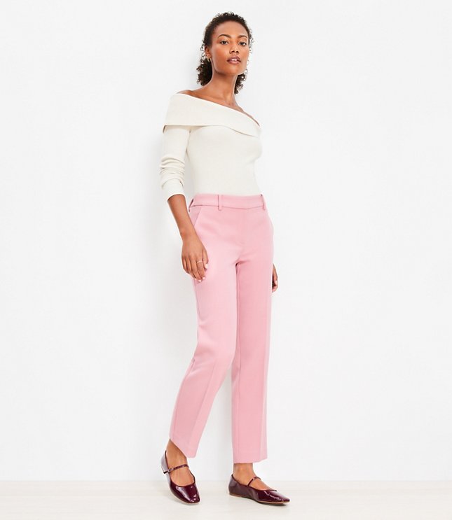 Petite Riviera Slim Pants in Doubleface