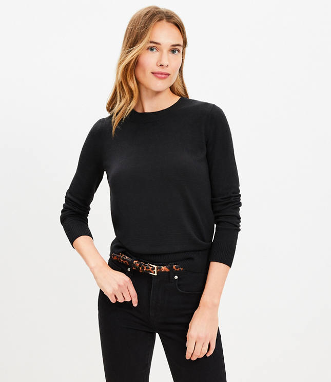 Petite Ribbed Turtleneck Midi Sweater Dress