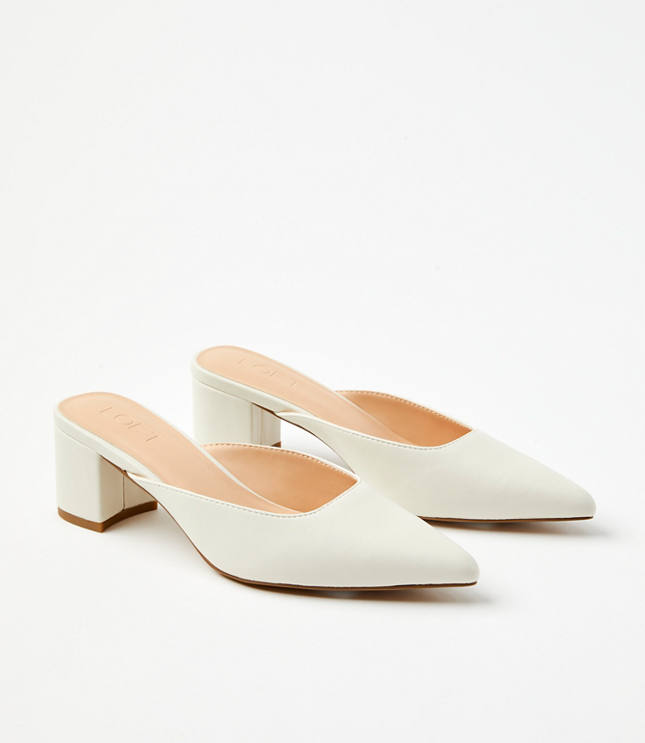 Modern Heeled Mules