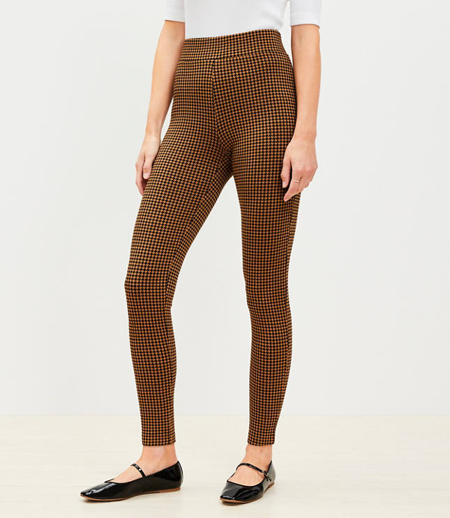 Houndstooth Ponte Leggings