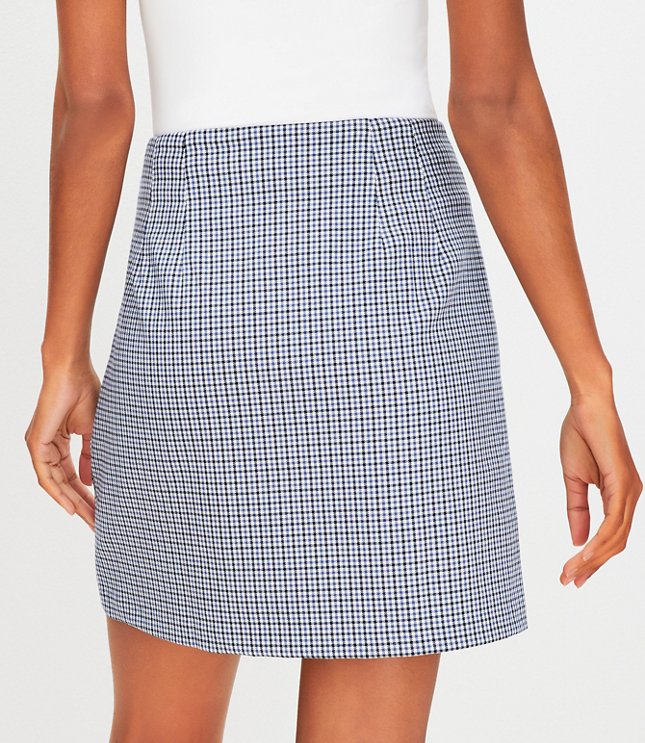 Houndstooth Pocket Mini Skirt