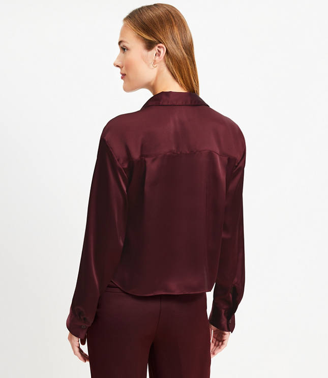 Satin Modern Bib Shirt