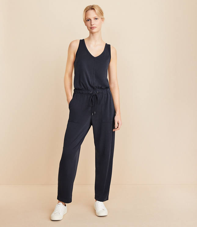 Lou Grey Sandwashed Tapered Jumpsuit