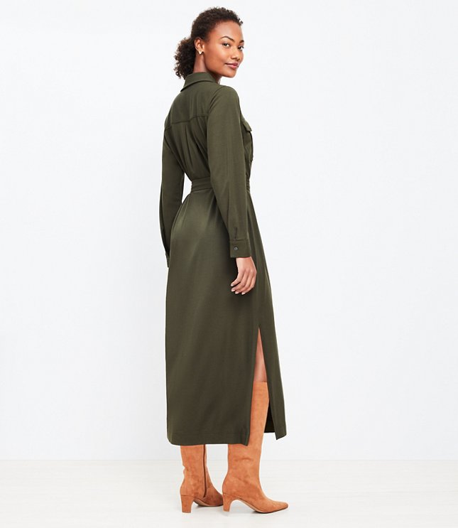 Tall Utility Midi Pocket Dress